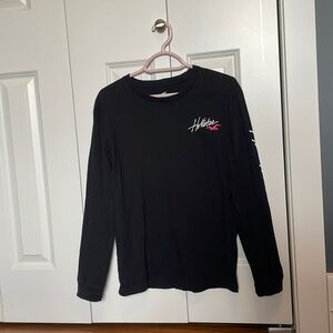 Hollister long sleeve black shirt